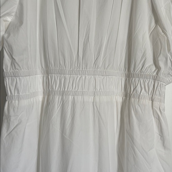 NWT Vineyard Vines White Maxi Poplin VNECK Midi Dress XXL - Picture 5 of 7